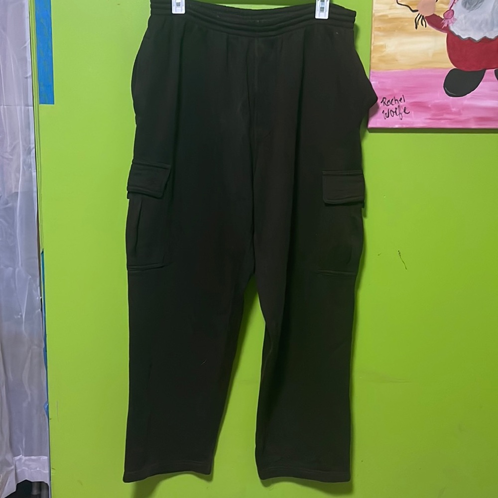 Brown Cargo Sweatpants